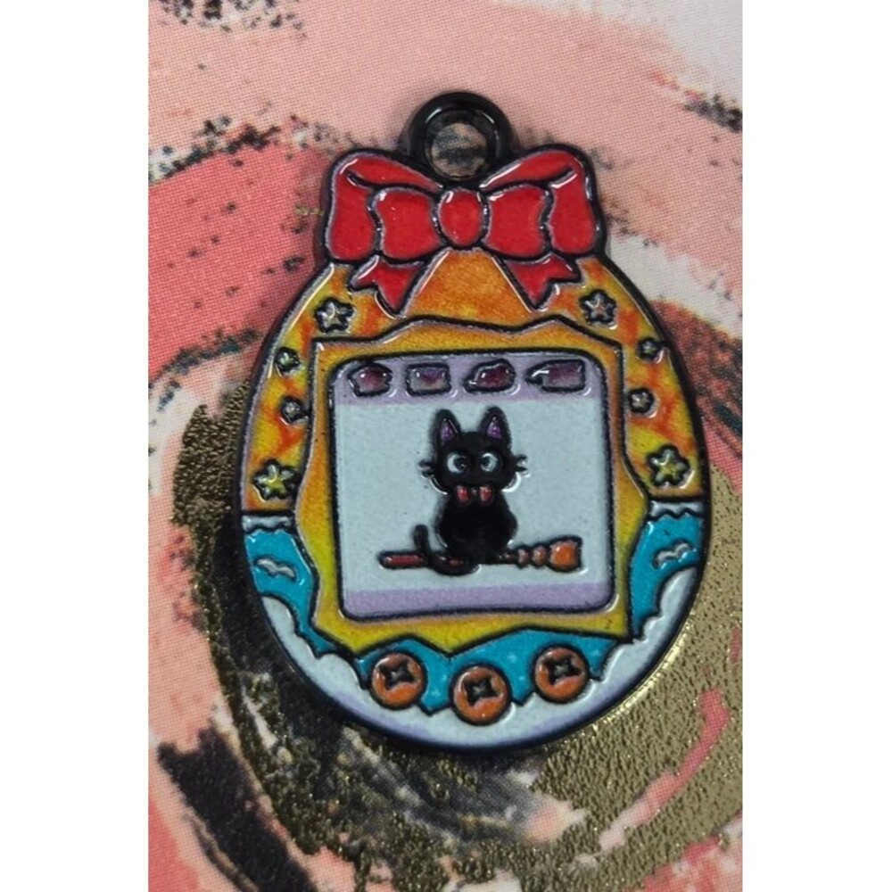 Kikis delivery service studio ghibli anime manga comic design enamel charm jewel